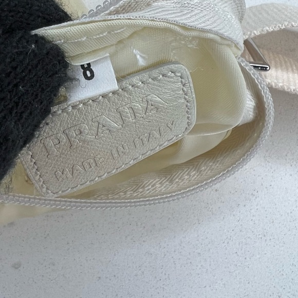 Prada Tessuto nylon crossbody bag in Ecru - Picture 7 of 13